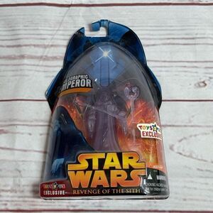 New Star Wars Revenge of Sith Holographic Emperor Palpatine Toys R Us Exclusive